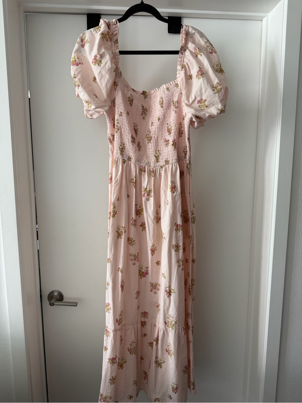 Jessica Simpson Pink Floral Maxi Dress- 100% Cotton